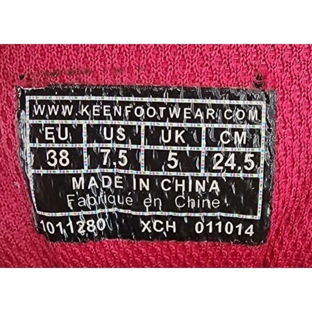 KEEN Voyageur Hiking Shoes Women 7.5 Brown Pink Mesh Trail Sneakers Excellent - Picture 6 of 7